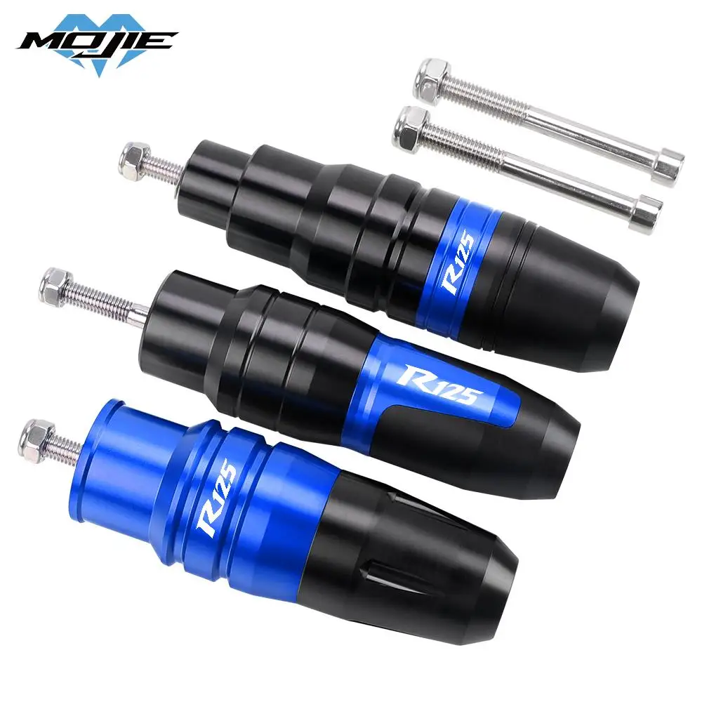 

YZFR125 Motorcycle Frame Crash Pads Engine Case Sliders Anti Falling Bar Exhaust Pipe FOR YAMAHA YZF R125 YZF-R125 All Years