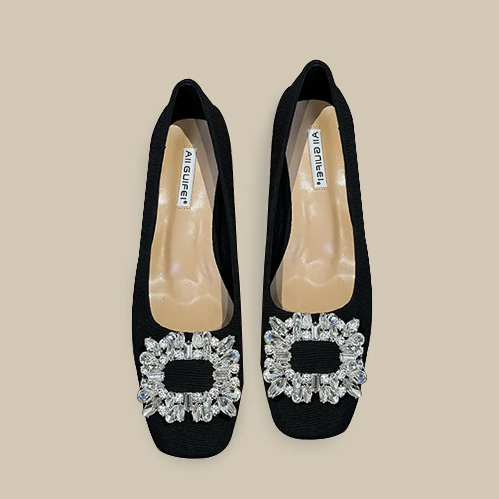 

Women’s Flats I Leather Flats Shoes Women I Square Toe Flats for Women I Womens Designer Flats I