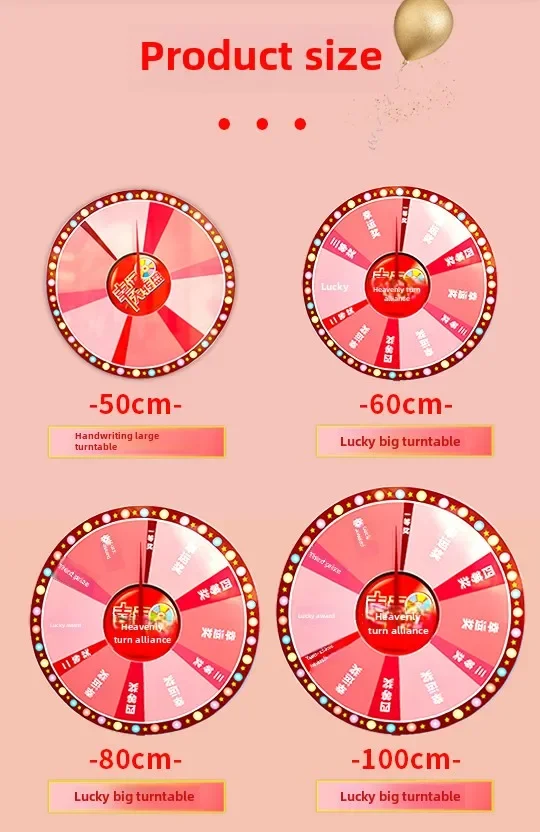 Lottery turntable Lucky turntable Controllable rewritable magnetic darts Lottery event prop artifact customization