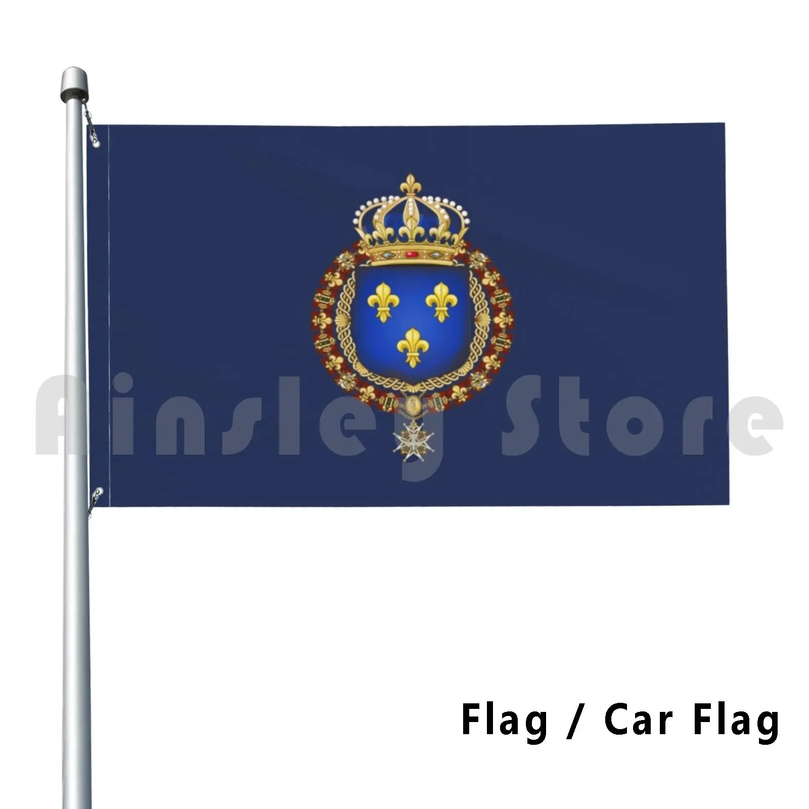 Bayrak Araba Bayra Krall Fransa Frans z Armas Ile Fleurs De Lys bayrak-araba-bayra-krall-fransa-frans-z-armas-ile-fleurs-de-lys