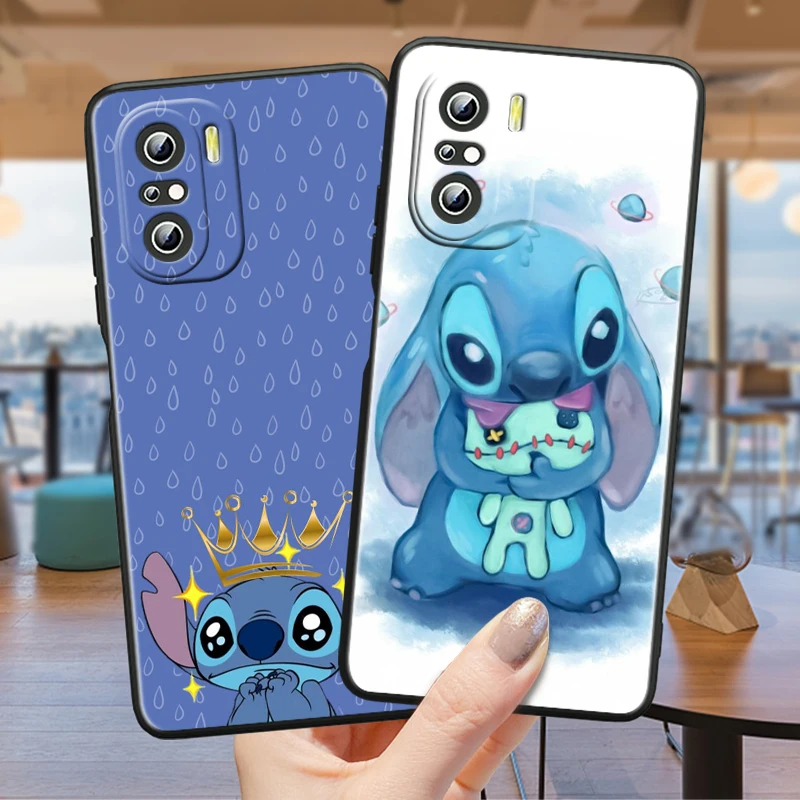 Funda Para Redmi Note 12 Pro 4G A1 A2 10C 10A 9C 9T 11S 10 5G 10S 9S 8  Xiaomi Poco M5S M3 X3 NFC Cartoon Stitch Wave Edge TPU Teléfono