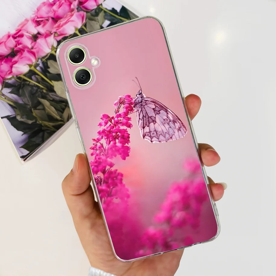 Fashion Butterfly Soft Silicone Back Cover Case for Samsung Galaxy A05/A05S (2023)