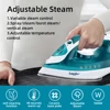 Sonifer Steam Iron 1600W Fast Heating 160ml Water Tank Travel Iron Upright Steam Adjustable Steam Self-Cleaning Ceramic Soleplat 3