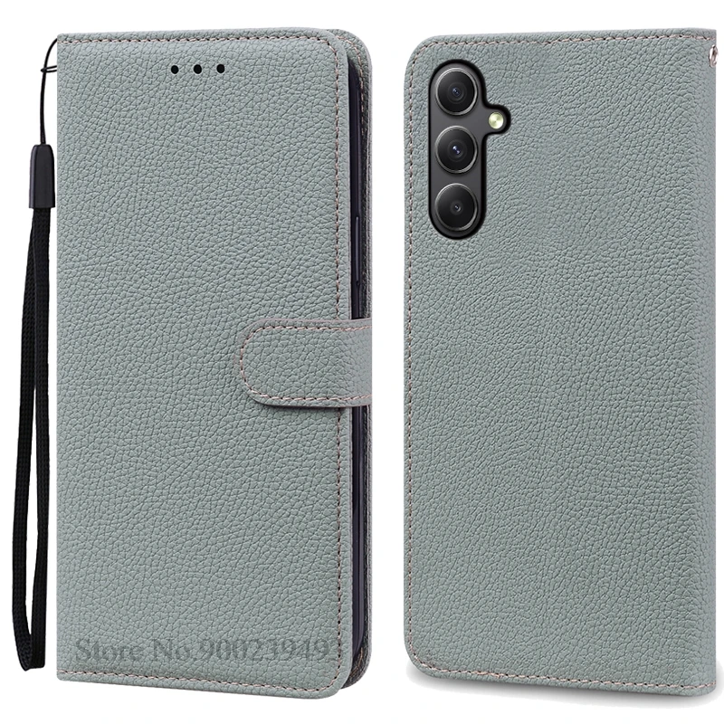 Elegant Leather Wallet Flip Case for Samsung Galaxy M35 5G