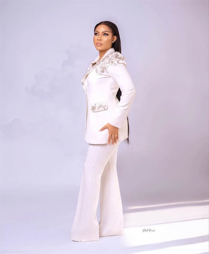 Stylish Spring White Womens Formal Pants For Women Suit For Wedding, Evening  Party, And Mother Of The Bride Slim Fit Blazer And Formal Pants For Women  Set From Greatvip, $73.33