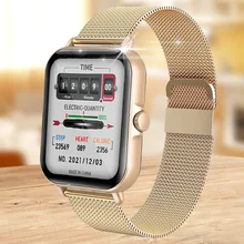 Nowe połączenie Bluetooth Smart Watch kobiety 1 69 quot w pełni dotykowy Dial Call opaska monitorująca aktywność fizyczną IP67 wodoodporny Smartwatch sportowy kobiety mężczyźni + Box tanie i dobre opinie HKFZ CN (pochodzenie) Android Na nadgarstek Zgodna ze wszystkimi 128 MB Krokomierz Rejestrator aktywności fizycznej
