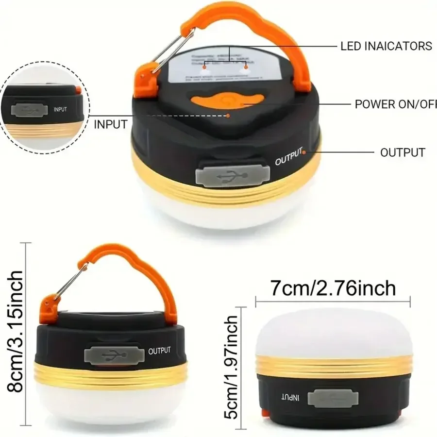 Rechargeable Magnetic LED Camp Lantern 4