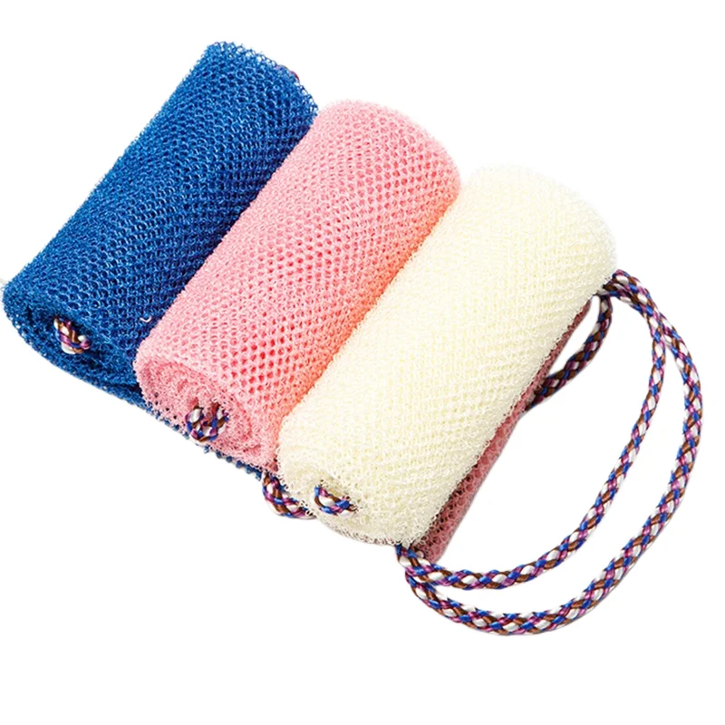 African Bath Sponge 65/77cm African Net Fourdrinier Bath Sponge Exfoliating Body Back Shower Scrub for Smoother Skin 4