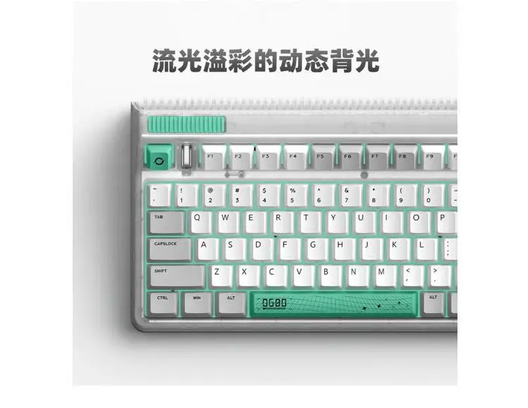 Iqunix-Bluetooth付き80kmメカニカルキーボード,2.4gの圧力感度を備え