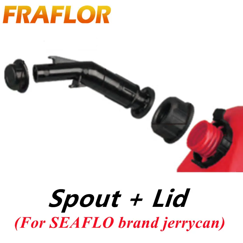 Oil Spout & Lids SEAFLO 5L 10L 20L Gas Can Oil Hose Pipe Diesel Gasoline Jerrycan Petrol Tanks Gasket Sealing Seal
