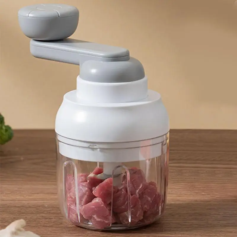 

Manual Food Processor Mini Potato Garlic Masher Manual Mixer Garlic Meat Press Vegetable Chopper With Hand Crank Kitchen Tools