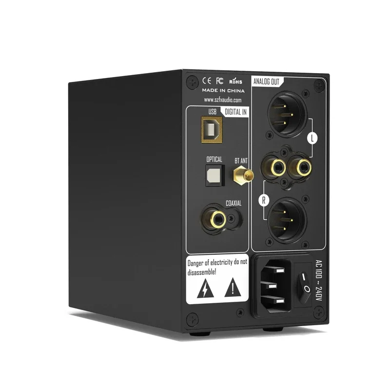 FX-AUDIO-DS07 QCC5125 Bluetooth 5.1 Audio decoder LDAC HD HIFI ES9068AS MQA DAC XLR Balanced decoder remote control DSD512