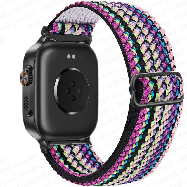 Adjustable Nylon Elastic 22mm Watch Strap Replacement Bracelet
