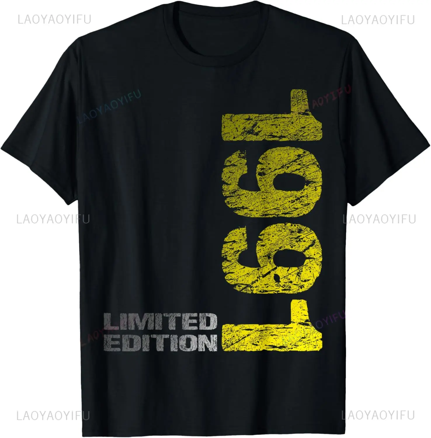Vintage Limited Edition 34. Geburtstagsgeschenke Männer Frauen 34 Jahre alt 1991 T-Shirt Lässige Grafik-T-Shirts Kurzarm Camiseta – Detail 5