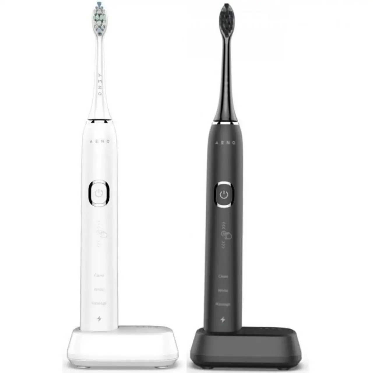 AENO DB3/DB4/DB5/DB6 소닉 전동 칫솔 액세서리용 8개 교체용 칫솔 헤드 부드러운 브러시 노즐