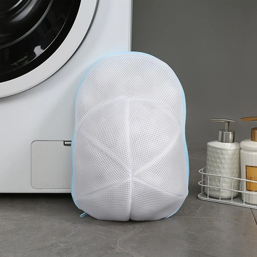 Durable Mesh Hat Washing Bag-Anti-Deformation & Tangle-Free, Perfect For Outdoor Gear Care baseball cap washing bag