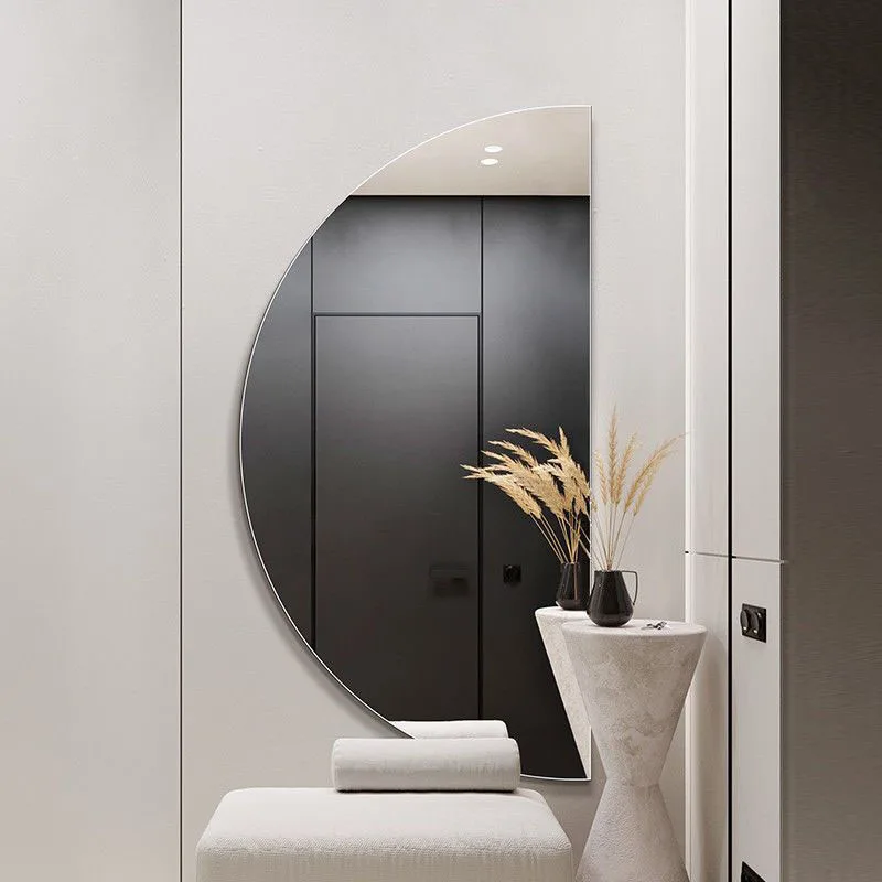 AFGZQ Miroir Mural Hide Miroir Et Rangement Dissimulés 2 En 1, Avec Rail Coulissant Et Porte-Manteau, For La Chambre, La Salle De Bain Et L'entrée(Green,11.8in/30cmx47.2in/120cm