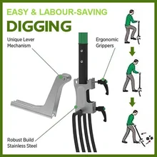 

Foot Weeding Aid Weeder Root Remover Portable Gardening Assistant Lawn Weed Puller Outdoor Tools For Garden Dropshipping