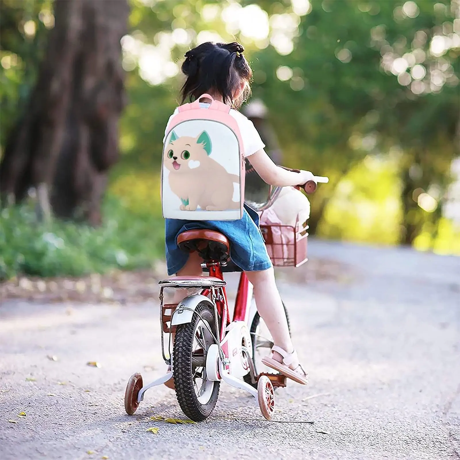 Children's Satchel 13 Inch Backpack School Bag Child Girl Customize for Children Backpack With Print Multipurpose Bagpack