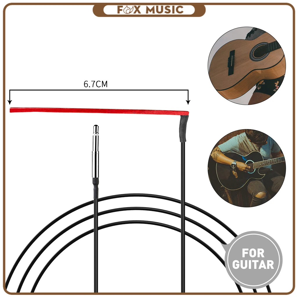 5pcs Guitar Undersaddle Piezo Bridge Pickup Guitar Piezo Pickup With 2