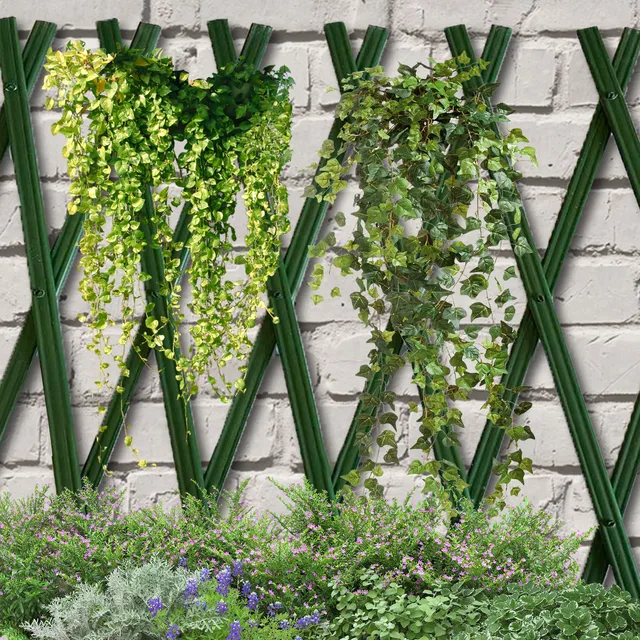 Pannello Di Recinzione Per Pareti Da Giardino In Legno Espandibile Supporto Per Traliccio Per Piante Recinzione Decorativa Da Giardino Per La Decorazione Del Giardino Dell'iarda Di Casa - Foto 5