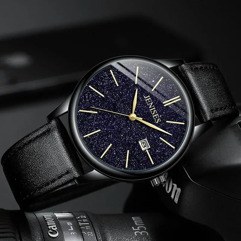 Watch for Man New Personalized Student Steel Band  Leisure Casual Simple Wristwatch Waterproof Babysbreath Quartz Clockx reloj