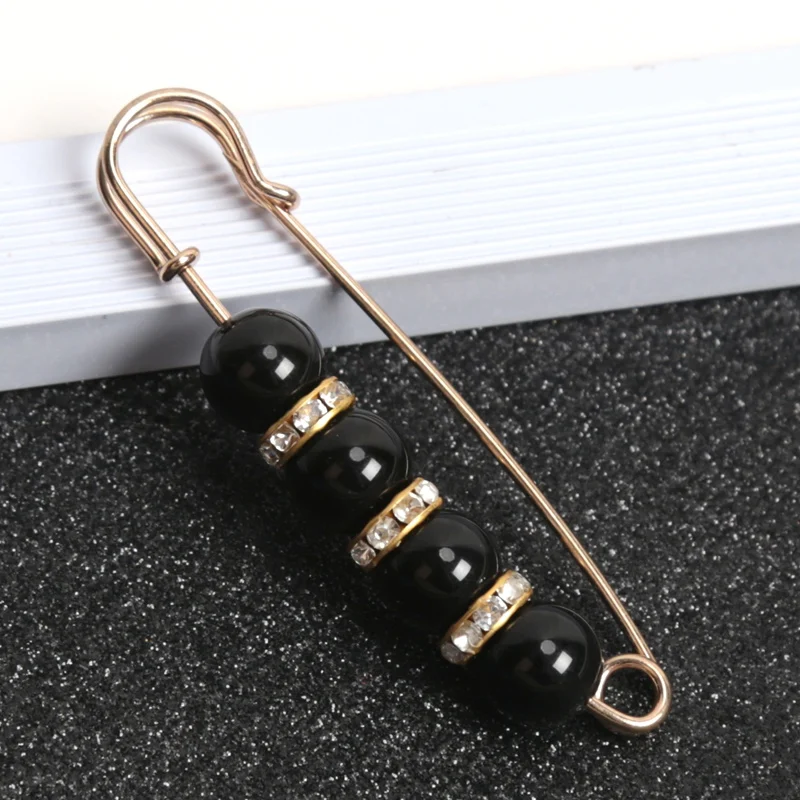 6pcs Women Fashion Pearl Brooch for Women Waist Tighting Clip Safety Pin Sweater Cardigan Buckle Girls Clothes DIY Accessories