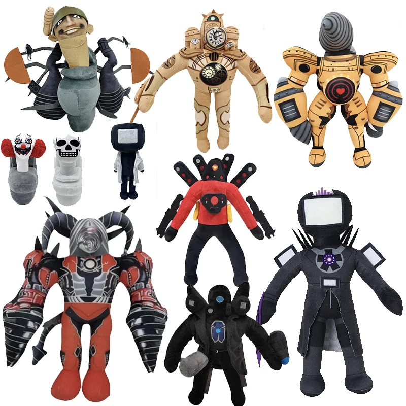Peluche Skibidi Toilet Titan Speakerman – Morbido Giocattolo Ispirato Al Meme Virale, Regalo Divertente Per Bambini E Collezionisti