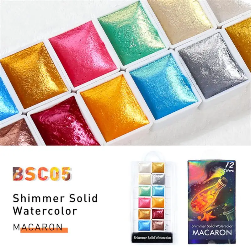 12Colors Nail Glitter Powder Holographics Laser Aurora Solid Mirror Nail Glitter Nails Uv Gel Polish Pigment Nail Art Decoration