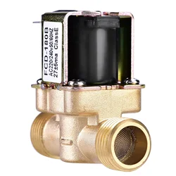 High-Quality 1/2 Brass Electric Solenoid Valve for Water Control - AC 220V Normally Closed