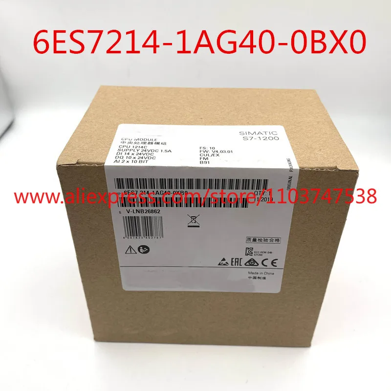 

6ES7214-1AG40-0XB0 6ES7 214-1AG40-0XB0 S7-1200 новый оригинальный PLC в наличии