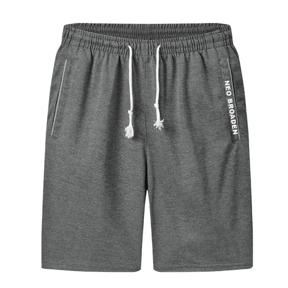 Summer Casual Shorts Men Breathable Beach Shorts Comfortable Fitness Basketball Sports Short Pants Male Loose Drawstring Shorts