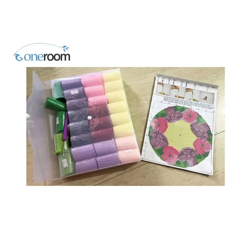 counted aida Top Quality Latch Hook Rug Canvas Fabric for DIY embroidery Carpet Rug Making , any size