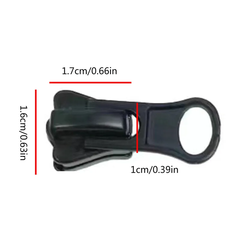10pcs Removable Zippers Pullers #3 #5 #8 Zippers Sliders Replacement for Backpacks Jackets Boot Handbag Jeans