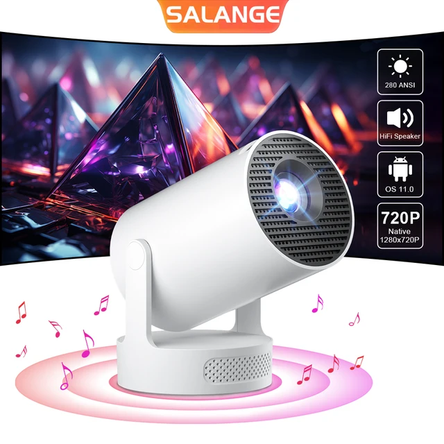 Salange HY300 Ultra Projector Update HY300 4K Android11