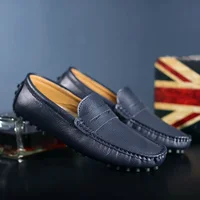 High Quality Split Leather Men Shoes Soft Moccasins Loafers Fashion Comfortable Men Flats Comfy Driving Shoes Big Size 48 49 50