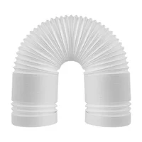 Tuyau d'évacuation flexible pour climatiseur portable de 1,5/2 mètres, accessoires de remplacement universels pour tuyau de ventilation de climatiseur mobile 4