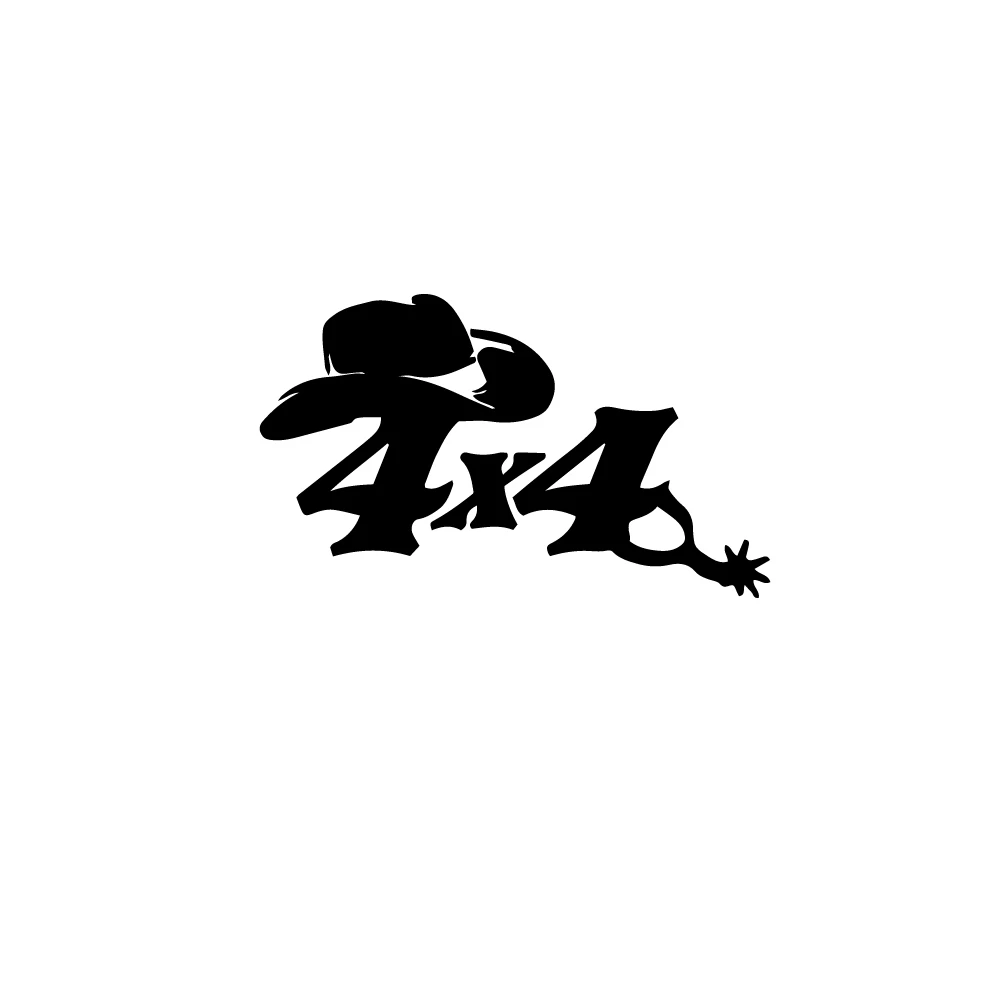 

Creative Number 4X4 Car Sticker Vinyl Waterproof Sunscreen Decal Decoration Auto Accessories Black White Wholesale,12cm*6cm