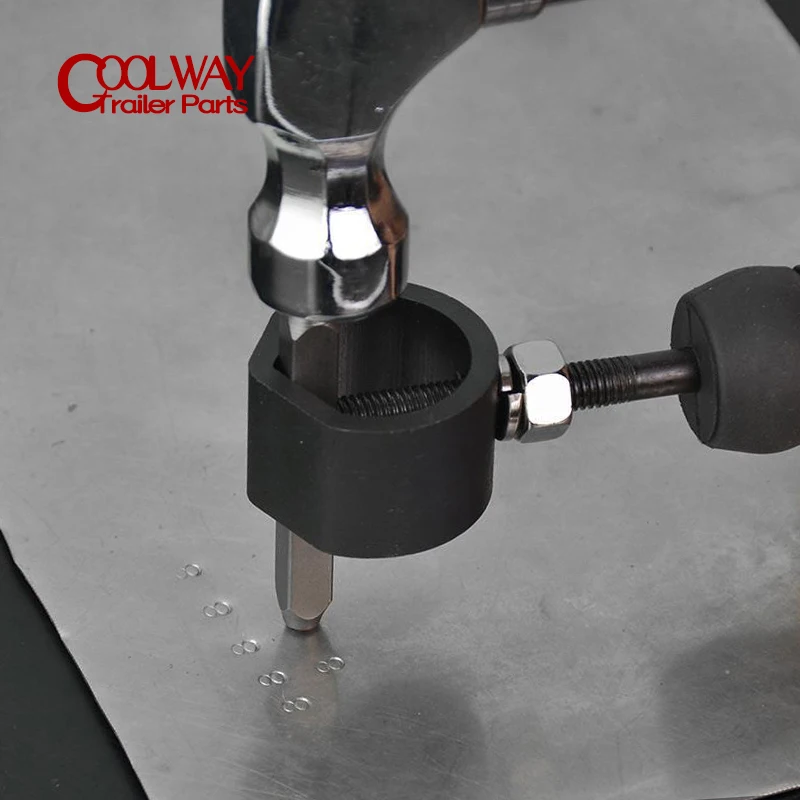 4MM Steel Die Metal Punch Stamping Kit With Trailer ID Tag Plate With Sticker Number Letter Alphabet Stamps Tools