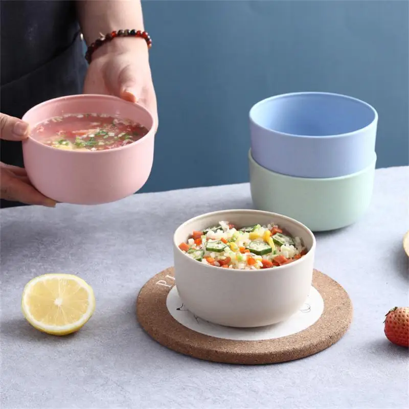 Plastic Plates 1/3/5PCS Durable Plastic Plates Multi-use Dinnerware Plate Microwave Safe Tableware Food Plate Home Anti-Slip Base Dinner Dish