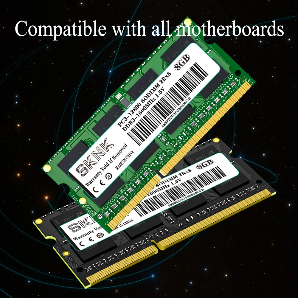 ddr3 laptop ram 4GB 8GB 1066Mhz 1333Mhz 1600Mhz 1866Mhz