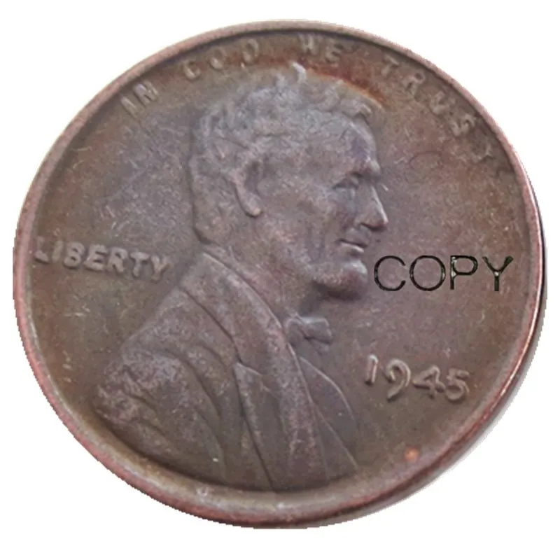 

США 1945p/с Пшеница один % 100% медная КОПИЯ монета