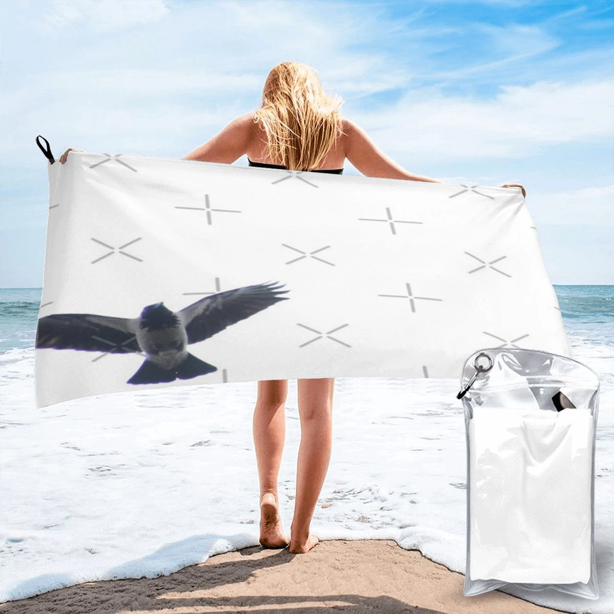 fondo lanzar probable Toallas de baño de playa Flying Pigeon, pañuelos de pequeño volumen, toalla  de mano para Baño| | - AliExpress