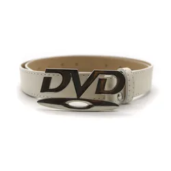 Retro Y2K Fashion Buckle Belt for Women - Trendy Waistband & Versatile Statement Accessory (White)