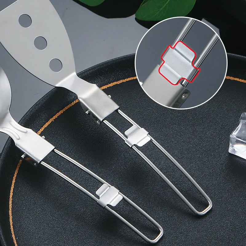 304 Stainless Steel Outdoor Portable Folding Kitchenware 3