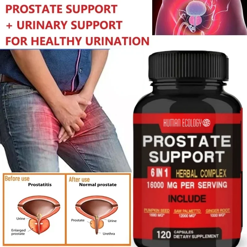 Human Ecology 6in1 Prostate Support 16000MG Boosts Mood Urinary Immune System