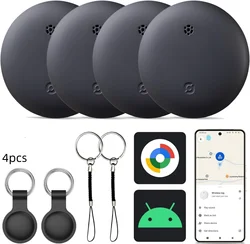 Smart Tracker for Keys, Luggage, Wallets - Android Compatible, IP66 Waterproof (Pack C)