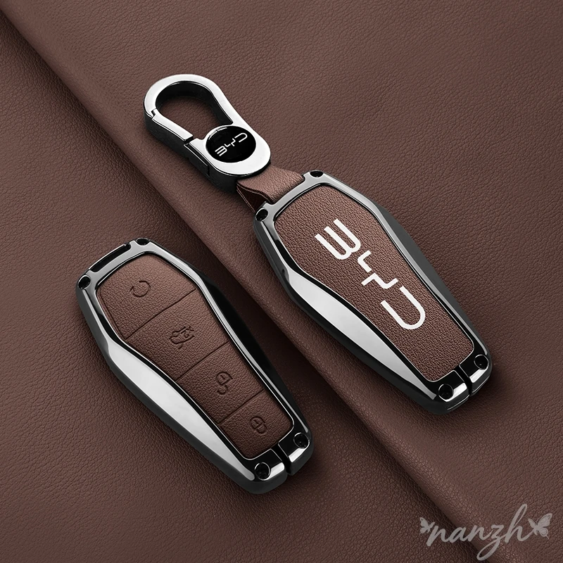 BYD 송 플러스 아토 3 한 EV 당 DM 친 씰 돌핀 액세서리용 자동차 리모컨 키체인 보호 키 케이스 풀 커버