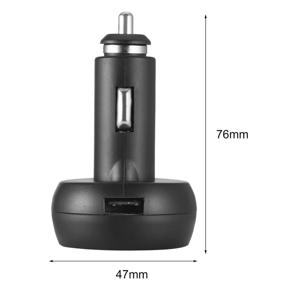 Caricabatterie per Auto 3 in 1 12/24V con Voltmetro e Interruttore, Voltmetro Digitale LED per Auto, Termometro, Caricatore USB - Image 5