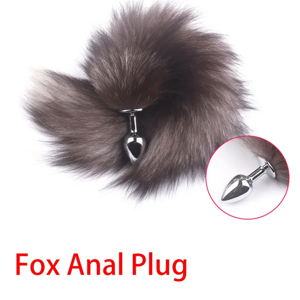 Plug anale a coda di coniglio in acciaio inossidabile, dildo erotico, massaggiatore prostatico per masturbazione, plug anale, giocattoli sessuali per donne adulte, gioco sessuale. - immagine 5